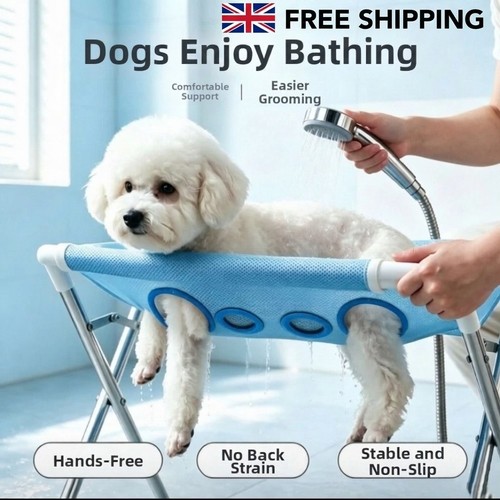 Foldable pet grooming - pet, hammock