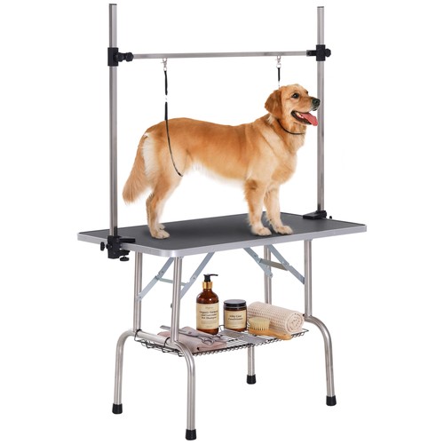 Pawhut metal adjustable dog - metal,