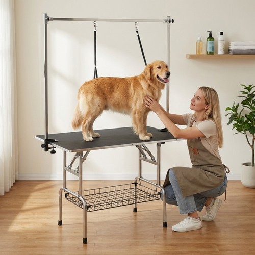 Foldable dog grooming table - foldable,